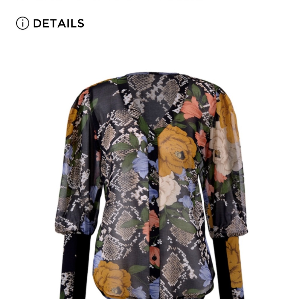 🔥🔥CABI SUPER FUN Snake Charmer Blouse🔥🔥